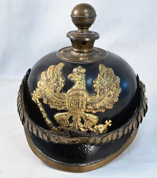 Prussian Field Artillery Enlisted Pickelhaube Visuel 1 principal